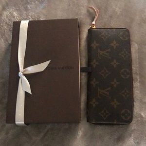 Authentic,  monogram canvas wallet